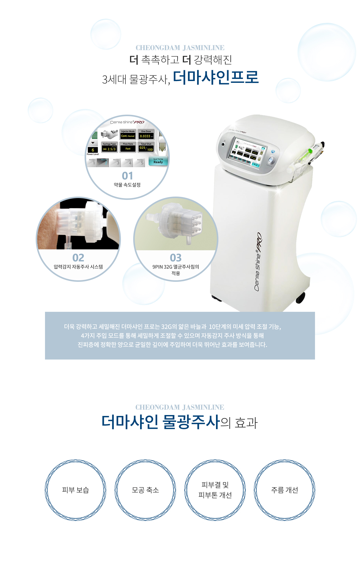 더마샤인 물광주사의 효과